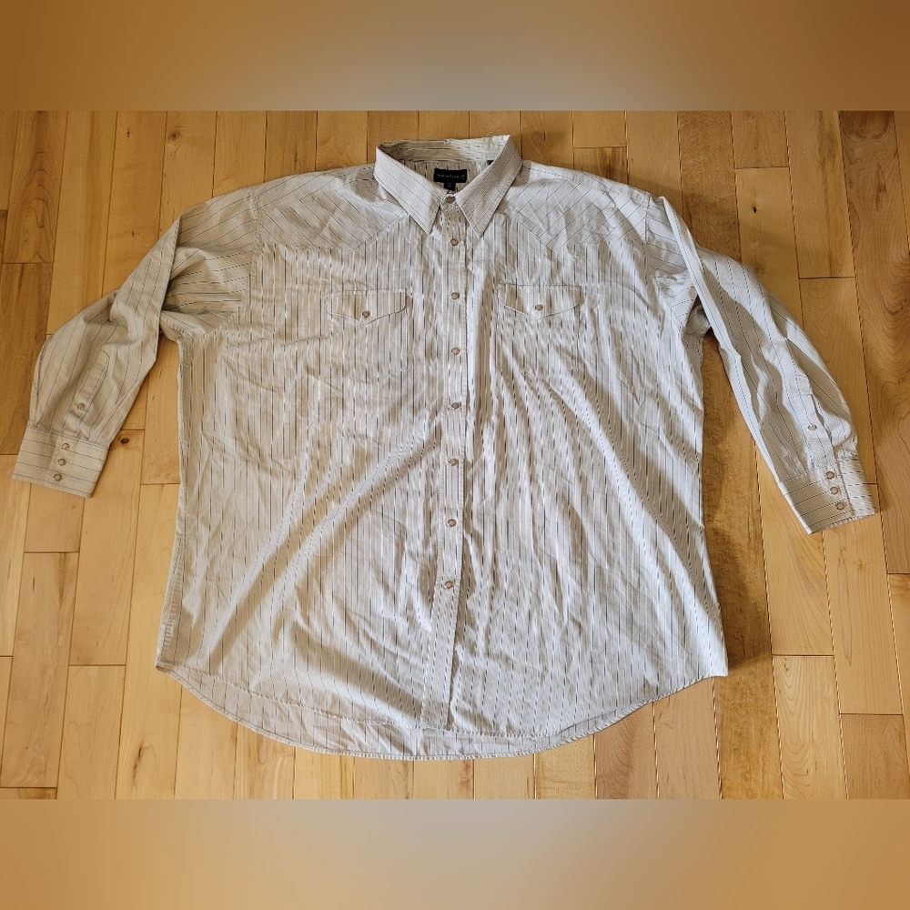 Panhandle Slim men's size 4XL snap up shirt